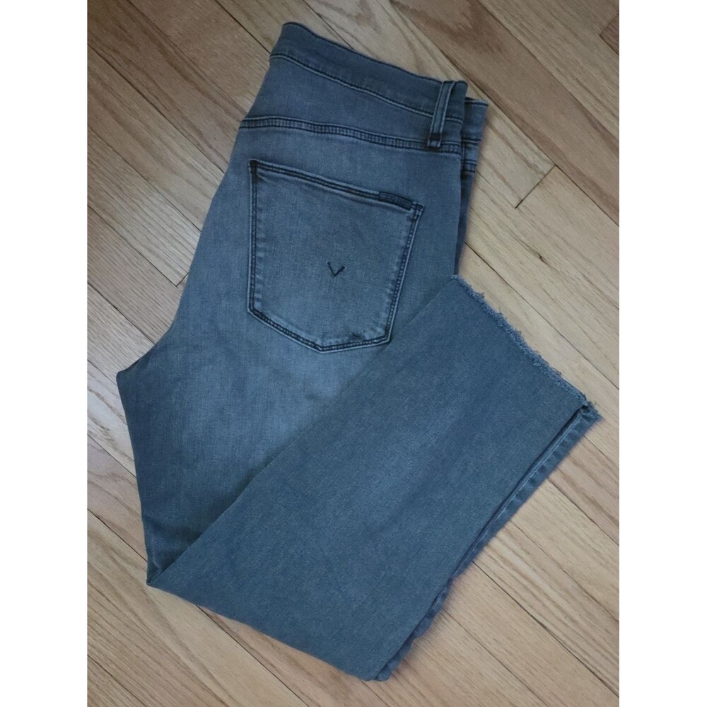 Hudson Kass High Rise Straight Jeans Black Size 29